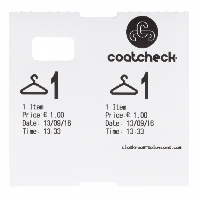 CoatCheck cloakroom tickets, 14x 325 tickets, assorted colours - special offer 2 boxes £ 219,- 