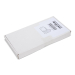 Box with 500 self-adhesive luggage tags, pre-printed, series 501-1000, white