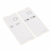 500 pre-printed self adhesive luggage tags white serie 001-500