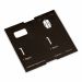 Deluxe cloakroom tickets, black & silver, numbers 1-500
