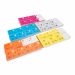 5 x 1000 pre-printed paper cloakroom tickets, in 5 different colours, special offer