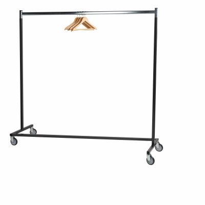 Mobile garment rail rack single (Rack)