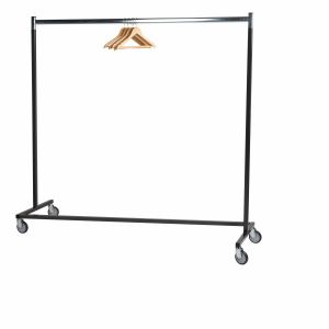 Mobile garment rail rack single (Rack)