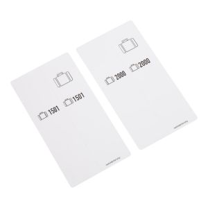 500 self-adhesive luggage tags, White, pre-printed, series 1501-2000
